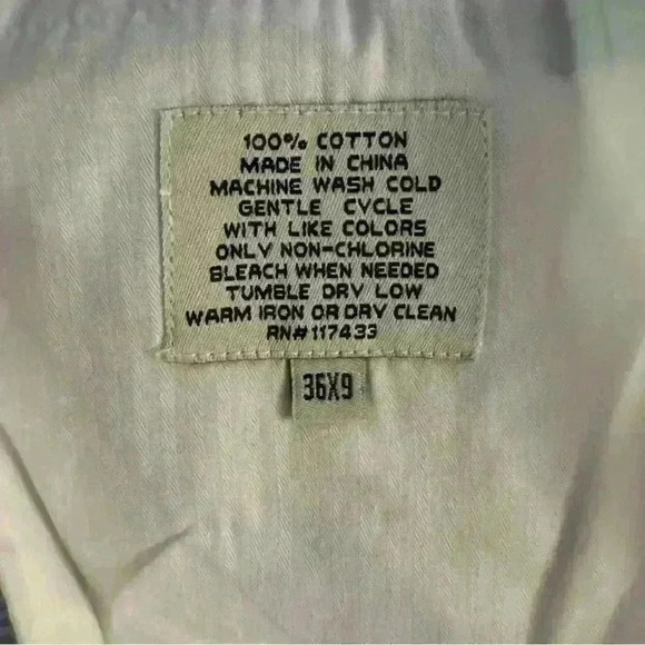 Men’s Castaway Nantucket Island Size 36 Blue Striped Seersucker Shorts Golf - Picture 3 of 6